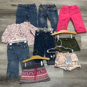 Y2K 18 months 9 item lot girls clothes